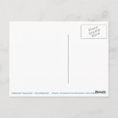 Zee Hibiscus Briefkaart (Achterkant)