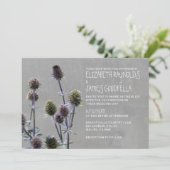 Zee Holly Wedding Invitations Kaart (Staand voorkant)