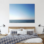 Zee Horizon Lucht Canvasprint Canvas Afdruk (Insitu (Slaapkamer))