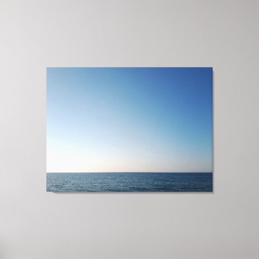 Zee Horizon Lucht Canvasprint Canvas Afdruk (Voorkant)