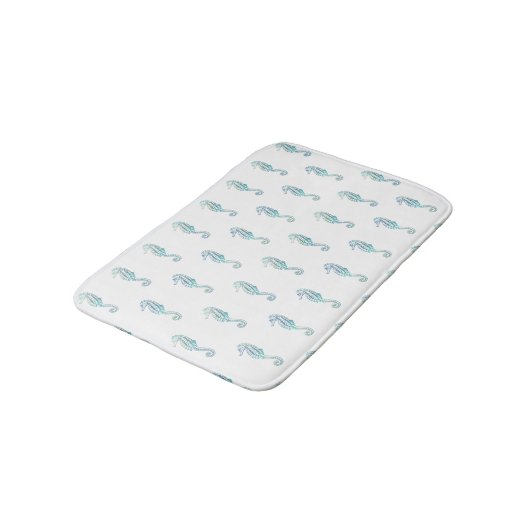 Zee Horse Blue Bathmat Badmat (Gekanteld)