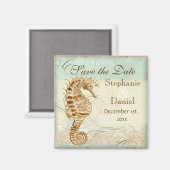 Zee Horse Coastal Beach - Save the Date Magnet (Voorkant / Achterkant)