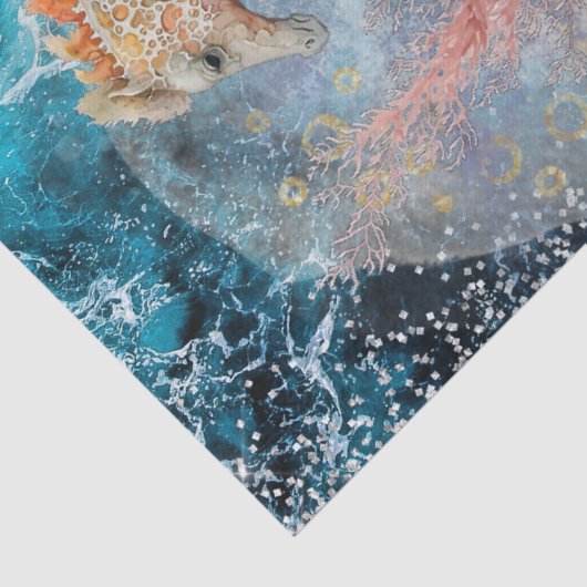 Zee Horse Glitter Tissuepapier (Detail)