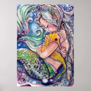 Zee Horse Hugs Poster