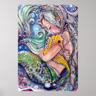 Zee Horse Hugs Poster