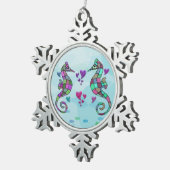 Zee Horse Love Snowflake Ornament (Rechts)