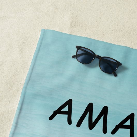 Zee Horse Monogram Strandlaken (In situ)