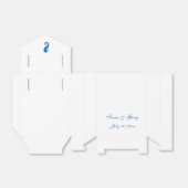 "Zee Horse Serenity" Tent Favoriete Boxen Bedankdoosjes (Uitgevouwen)