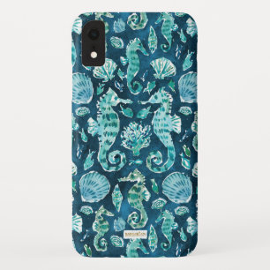 ZEE HORSE SOIREE Indigo Coastal Case-Mate iPhone Case