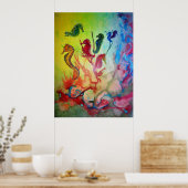 Zee Horse Symphany Poster (Keuken)