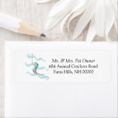 Zee Horse Theme Return Address Labkers Etiket (Insitu)