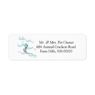 Zee Horse Theme Return Address Labkers Etiket
