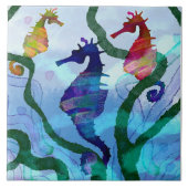 Zee Horse Trivet Tegeltje (Voorkant)