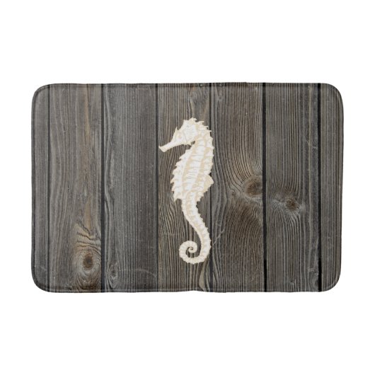 Zee Horse  Wood Bath Rug Badmat (Voorkant)