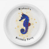 Zee HorseParty Papieren Bordje (Voorkant)