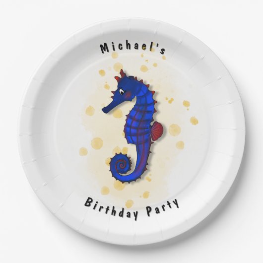 Zee HorseParty Papieren Bordje (Voorkant)