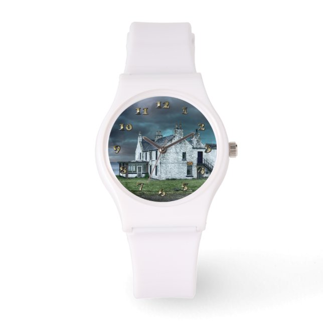 Zee House Landschap Horloge (Voorkant)
