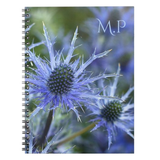 Zee Hulst Distel Monogram Notitieboek (Voorkant)