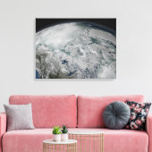 Zee-ijs boven Noord-Amerika Canvas Afdruk (Insitu (Woonkamer))