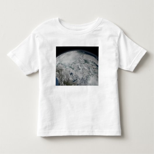 Zee-ijs boven Noord-Amerika Kinder Shirts (Voorkant)
