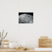 Zee-ijs boven Noord-Amerika Poster (Keuken)