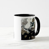 Zee ijs en sediment zichtbaar in Nunavut, Canada Mok (Voorkant rechts)