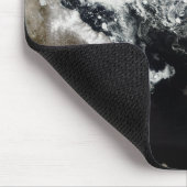 Zee ijs en sediment zichtbaar in Nunavut, Canada Muismat (Hoek)