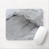 Zee-ijs en wolkenstraten in het Zee Bering Muismat (Met muis)