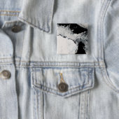 Zee-ijs in de Zuidelijke Oceaan Vierkante Button 5,1 Cm (In situ)