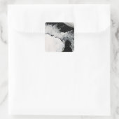 Zee-ijs in de Zuidelijke Oceaan Vierkante Sticker (Tas)