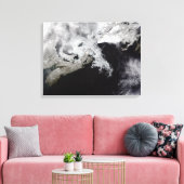Zee ijs vult de Golf van St. Lawrence Canvas Afdruk (Insitu (Woonkamer))