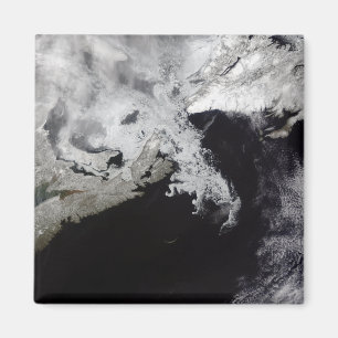 Zee ijs vult de Golf van St. Lawrence Magneet