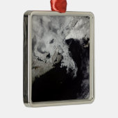 Zee ijs vult de Golf van St. Lawrence Metalen Ornament (Rechts)