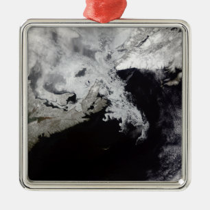 Zee ijs vult de Golf van St. Lawrence Metalen Ornament