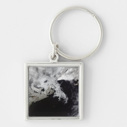 Zee ijs vult de Golf van St. Lawrence Sleutelhanger (Voorkant)