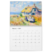 Zee-impressies – Een dag bij de zee olieverf Kalender (Feb 2027)