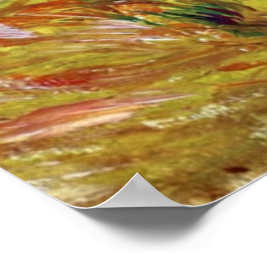 Zee in Bordighera door Renoir Poster (Hoek)