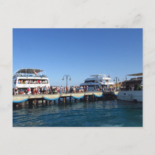 Zee in de stad Sharm El Sheikh Briefkaart (Voorkant)