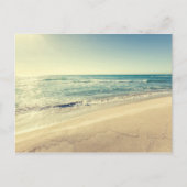 Zee in de winter briefkaart (Voorkant)