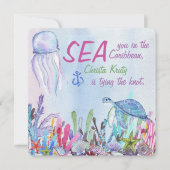 Zee in het vrijgezellenweekend kaart (Voorkant)