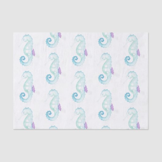 Zee in pastel tissuepapier (Voorkant)