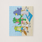 Zee inboorlingen 8x10 puzzel legpuzzel (Verticaal)