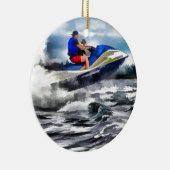 Zee Indoen Keramisch Ornament (Rechts)