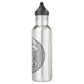 Zee-inktschildpad, roestvrij stalen flesje waterfles  (Rechts)