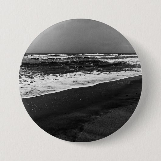 zee is het ronde button 7,6 cm (Voorkant)