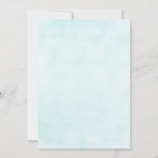 Zee is Liefde Vrijgezellenfeest Bloemenstrand Kaart (Achterkant)