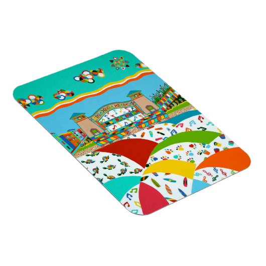 Zee Isle Band Shell 3 x 4 Flexible Magnet Magneet (Rechterzijde)