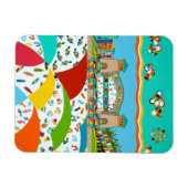 Zee Isle Band Shell 3 x 4 Flexible Magnet Magneet (Horizontaal)