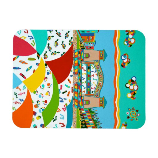 Zee Isle Band Shell 3 x 4 Flexible Magnet Magneet (Horizontaal)