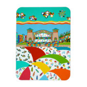 Zee Isle Band Shell 3 x 4 Flexible Magnet Magneet (Verticaal)